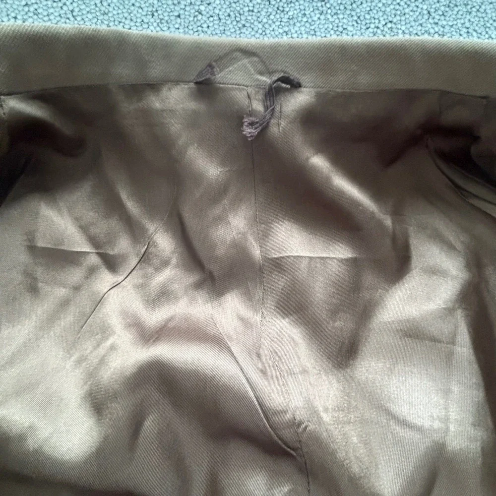 Sheplers Western Blazer Men 50L Tan USA Made Yoke Detail Cowboy Country Ruged